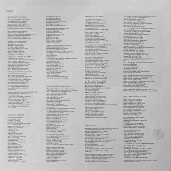 Tom Waits - Small Change (Vinyl, LP, Album, Stereo) Very Good Plus (VG+) / Good Plus (G+)