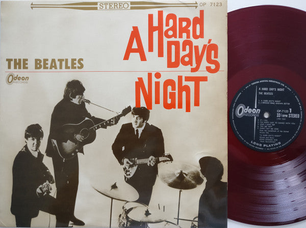 The Beatles - A Hard Day's Night = ビートルズがやって来る ヤア! ヤア! ヤア! (Vinyl, LP, Album, Stereo) Very Good (VG) / Good Plus (G+)