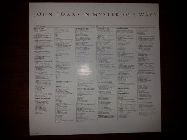 John Foxx - In Mysterious Ways (Vinyl, LP, Album, Promo) Good Plus (G+) / Good (G)