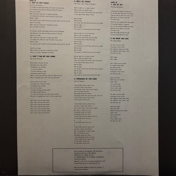 Blind Faith (2) - Blind Faith (Vinyl, LP, Album, Reissue, Stereo)