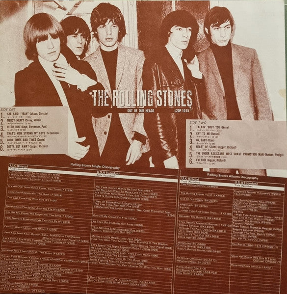 The Rolling Stones - Out Of Our Heads (Vinyl, LP, Album, Reissue, Stereo) Very Good Plus (VG+) / Very Good (VG)
