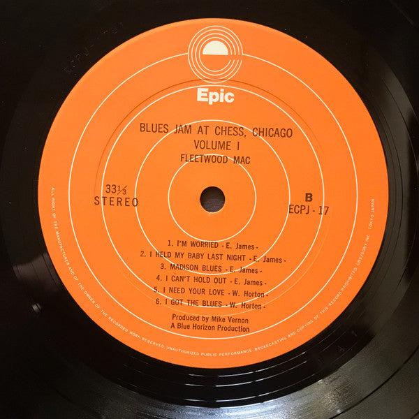 Fleetwood Mac - Blues Jam At Chess, Chicago Vol. 1 (Vinyl, LP, Album, Reissue, Stereo) Near Mint (NM or M-) / Very Good Plus (VG+)