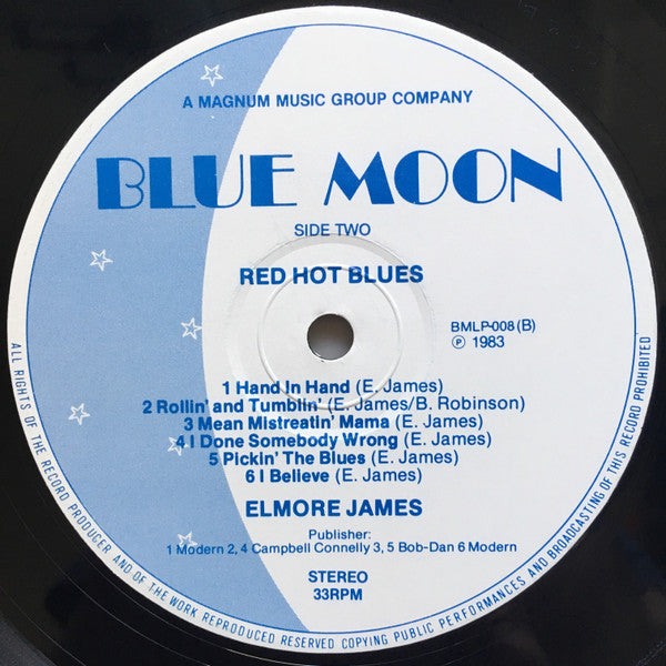 Elmore James - Red Hot Blues (Vinyl, LP, Compilation) Very Good Plus (VG+) / Very Good (VG)