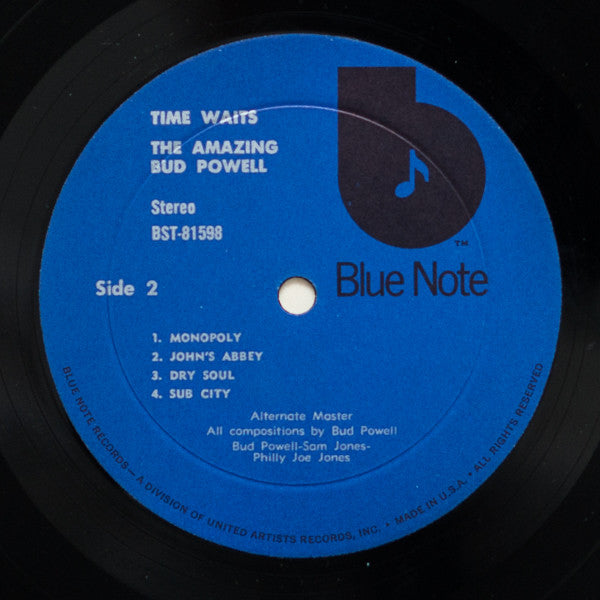 Bud Powell - Time Waits (Vinyl, LP, Reissue, Stereo)