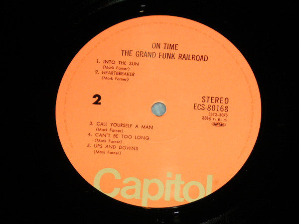 Grand Funk Railroad - On Time (Vinyl, LP, Album, Reissue) Very Good Plus (VG+) / Very Good (VG)