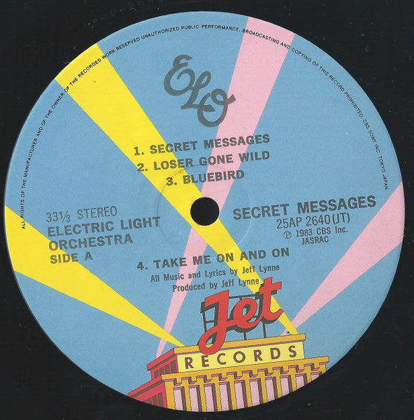 Electric Light Orchestra - Secret Messages (Vinyl, LP, Album, Stereo)