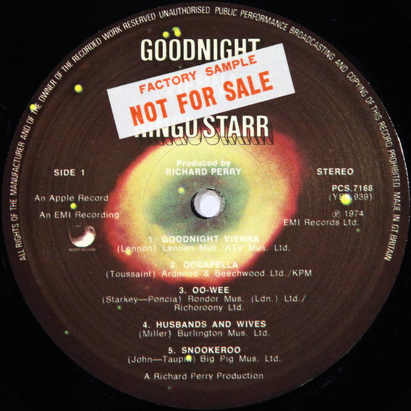Ringo Starr - Goodnight Vienna (Vinyl, LP, Album, Stereo)