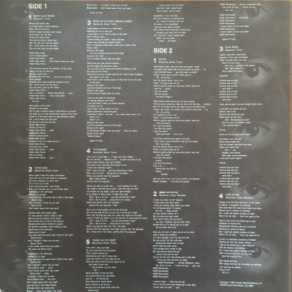 Rainbow - Straight Between The Eyes (Vinyl, LP, Album, Promo) Very Good (VG) / Very Good Plus (VG+)