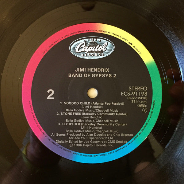 Jimi Hendrix - Band Of Gypsys 2 (Vinyl, LP, Album)