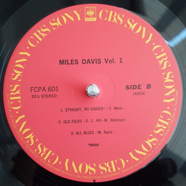 Miles Davis - Miles Davis Vol. 1 (Vinyl, LP, Compilation, Club Edit...