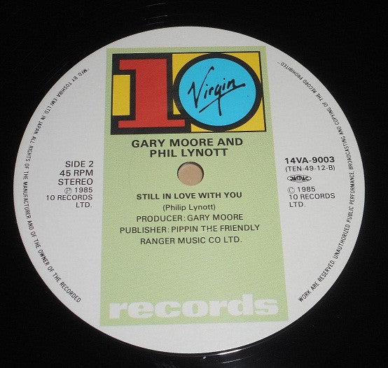 Gary Moore - Out In The Fields (Vinyl, 12", 45 RPM, Single) Very Good Plus (VG+) / Very Good Plus (VG+)