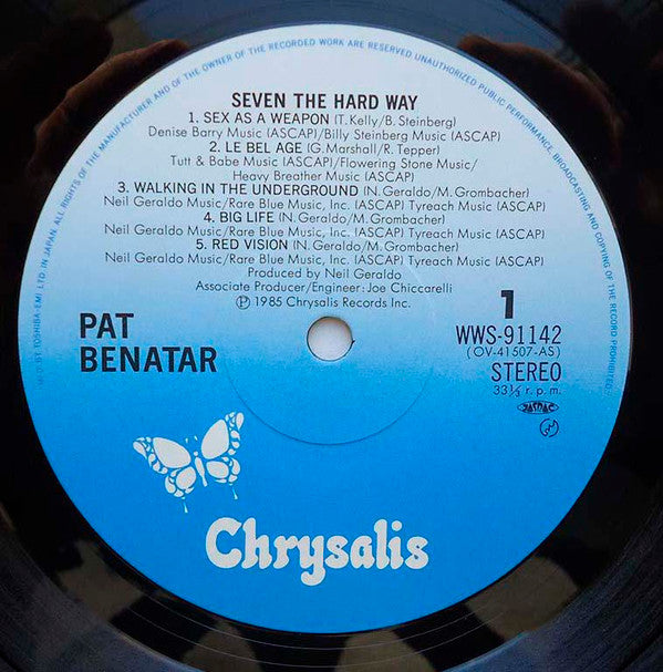Pat Benatar - Seven The Hard Way (Vinyl, LP, Album)