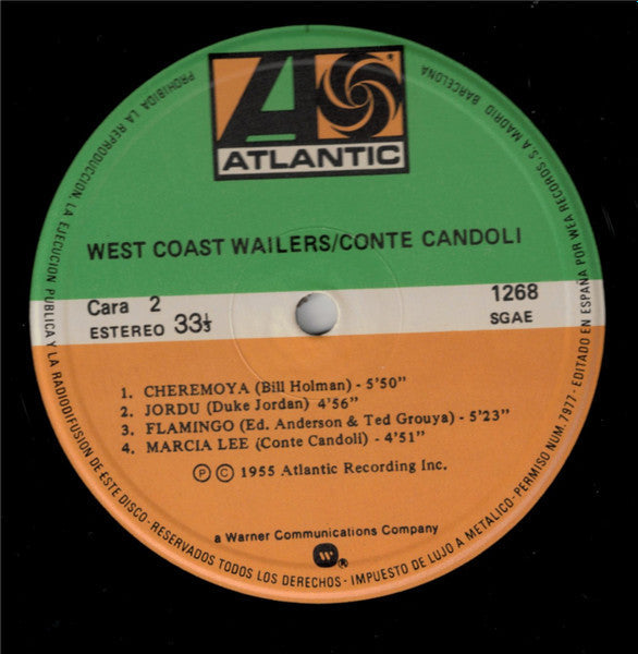 Conte Candoli - West Coast Wailers (Vinyl, LP, Album, Reissue) Very Good Plus (VG+) / Very Good Plus (VG+)