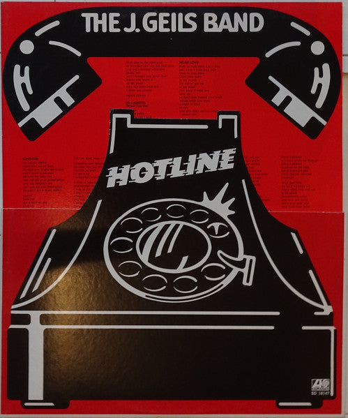 The J. Geils Band - Hotline (Vinyl, LP, Album, Repress) Very Good Plus (VG+) / Very Good (VG)