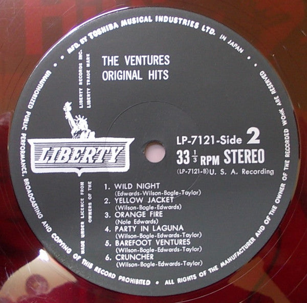 The Ventures - The Ventures Original Hits (Vinyl, LP, Album, Compilation, Stereo) Very Good (VG) / Very Good (VG)