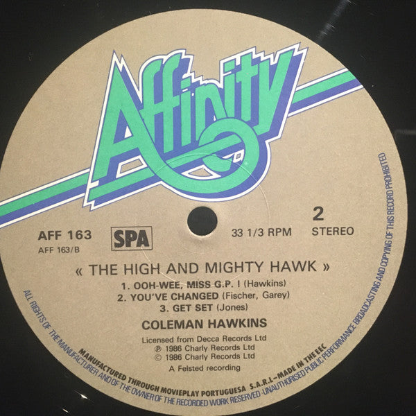 Coleman Hawkins - The High And Mighty Hawk (Vinyl, LP, Album, Reissue) Very Good Plus (VG+) / Very Good Plus (VG+)