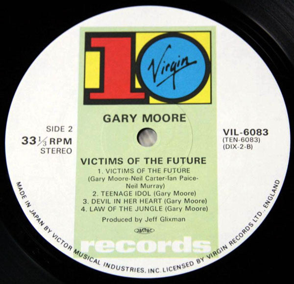 Gary Moore - Victims Of The Future = 炎の舞 (Vinyl, LP, Album, Stereo) Very Good (VG) / Very Good (VG)