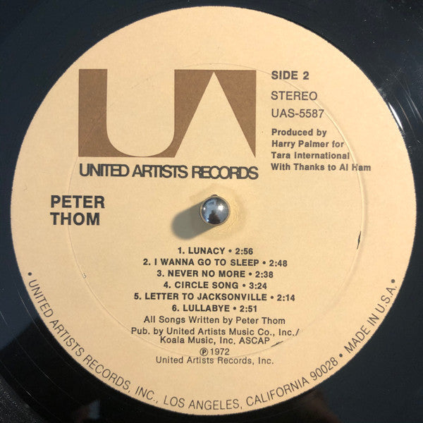 Peter Thom (3) - Peter Thom (Vinyl, LP, Album) Good Plus (G+) / Good (G)