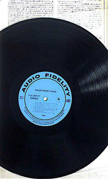 Eileen Romey - Sings - The Sweetest Joy, The Wildest Woe Is Love... (Vinyl, LP, Album, Reissue, Stereo) Very Good Plus (VG+) / Very Good (VG)