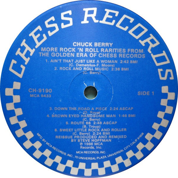 Chuck Berry - More Rock 'N' Roll Rarities From The Golden Era Of Chess Records (Vinyl, LP, Compilation) Very Good (VG) / Very Good Plus (VG+)