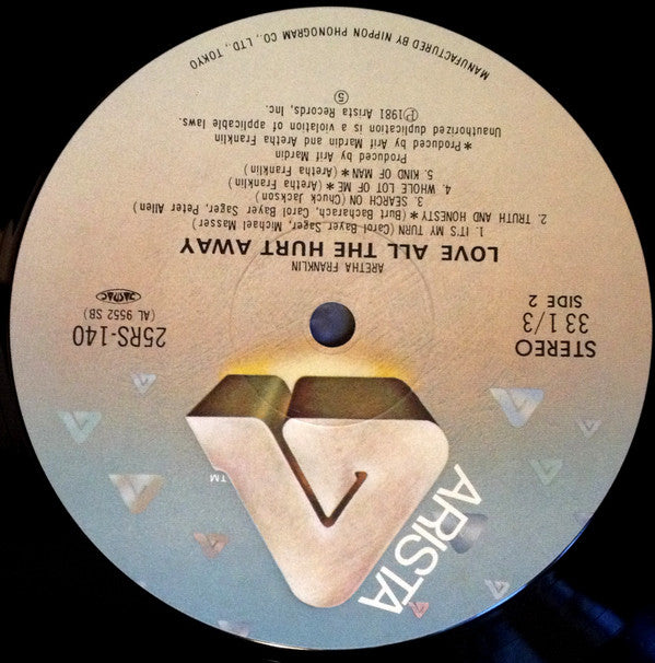 Aretha Franklin - Love All The Hurt Away (Vinyl, LP, Album) Very Good Plus (VG+) / Very Good (VG)