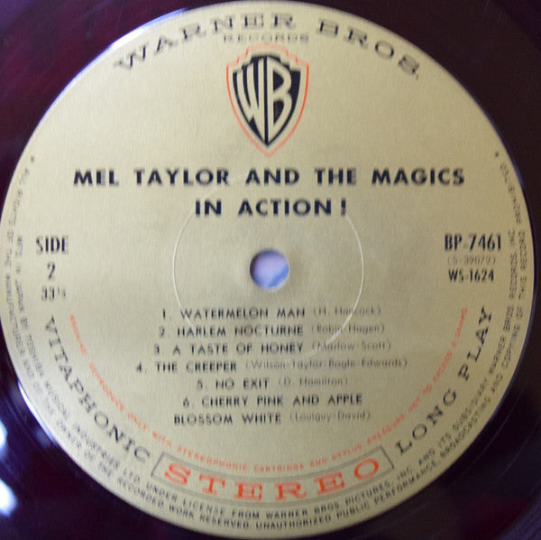 Mel Taylor And The Magics - Drums A-Go-Go (Vinyl, LP, Album, Stereo) Good Plus (G+) / Very Good (VG)