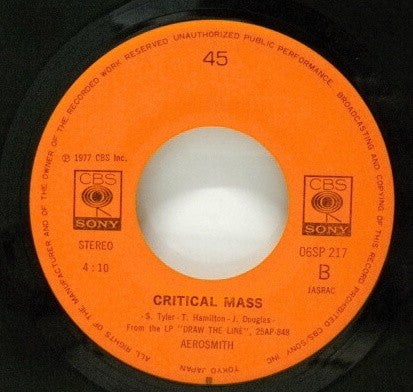 Aerosmith - Kings And Queens (Vinyl, 7", 45 RPM, Single, Stereo)