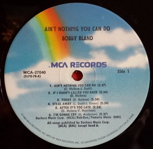 Bobby Bland - Ain't Nothing You Can Do (Vinyl, LP, Reissue) Very Good (VG) / Very Good (VG)