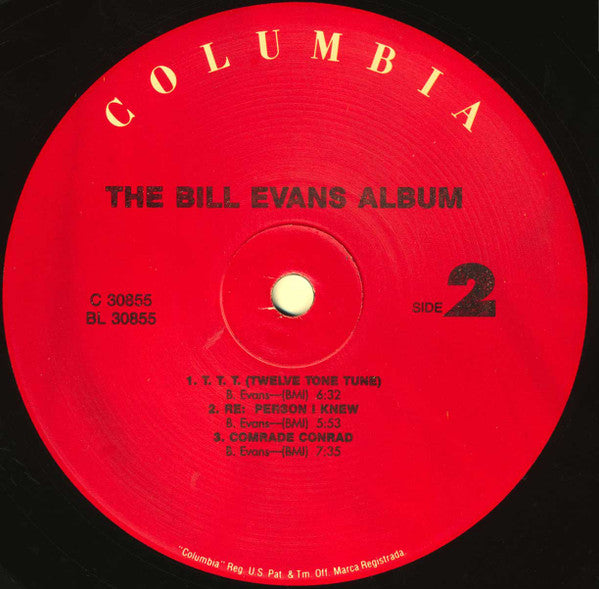 Bill Evans - The Bill Evans Album (Vinyl, LP, Album, Reissue, Stereo) Very Good (VG) / Very Good (VG)