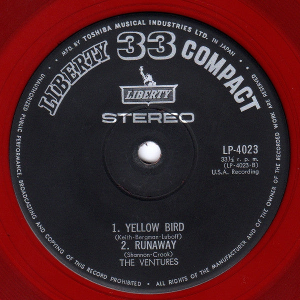 The Ventures - Walk Don't Run (Vinyl, 7", 33 ⅓ RPM, Stereo) Very Good (VG) / Very Good (VG)