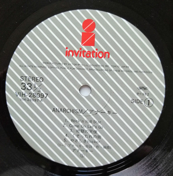 Anarchy (2) - Anarchism (Vinyl, LP, Album)