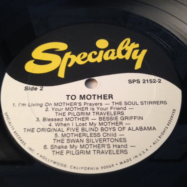 Various - To Mother (Vinyl, LP, Compilation, Repress) Good Plus (G+) / Very Good (VG)