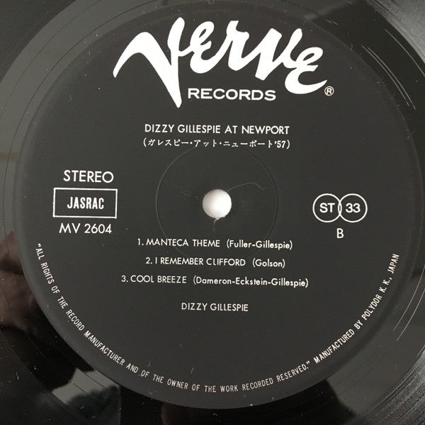 Dizzy Gillespie - At Newport (Vinyl, LP, Album, Reissue, Stereo)