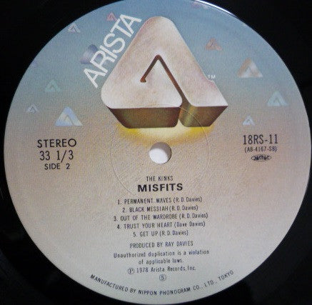 The Kinks - Misfits (Vinyl, LP, Album, Reissue)