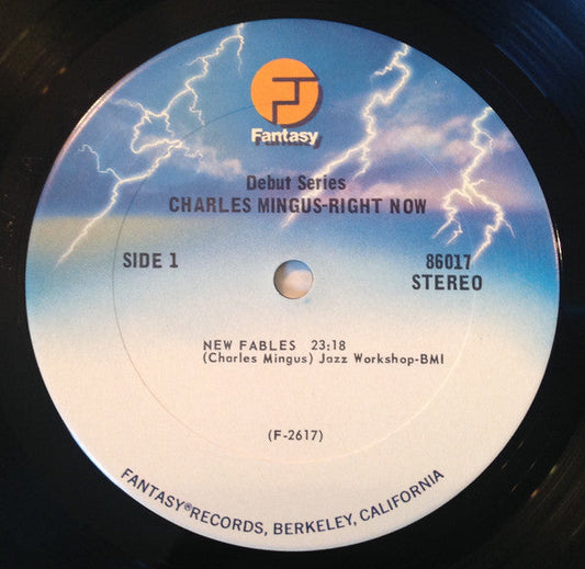 Charles Mingus - Right Now: Live At The Jazz Workshop (Vinyl, LP, Reissue, Stereo) Very Good (VG) / Very Good (VG)