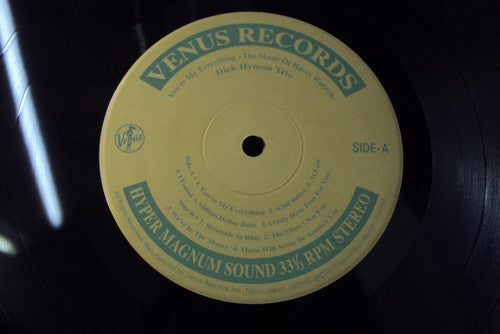 The Dick Hyman Trio - You're My Everything (Vinyl, LP, Album, Limited Edition) Near Mint (NM or M-) / Near Mint (NM or M-)