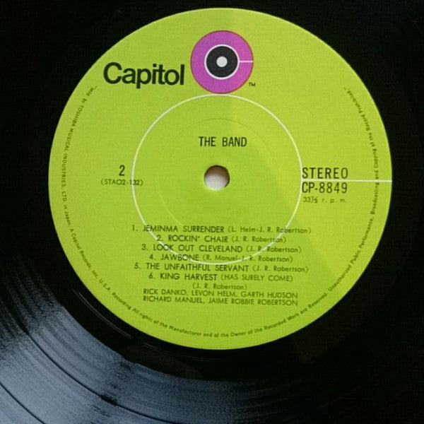 The Band - The Band (Vinyl, LP, Album, Stereo)
