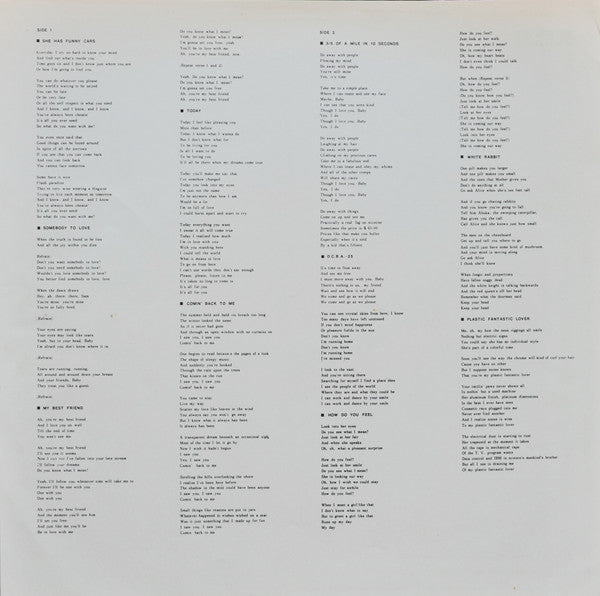 Jefferson Airplane - Surrealistic Pillow (Vinyl, LP, Album, Limited...