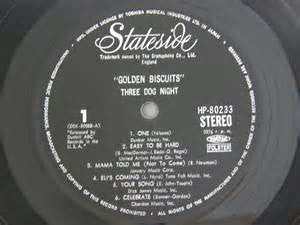 Three Dog Night - Golden Bisquits (Vinyl, LP, Compilation) Good Plus (G+) / Good (G)