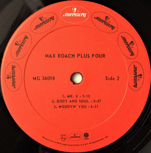Max Roach - +4 (Vinyl, LP, Album, Reissue, Mono)