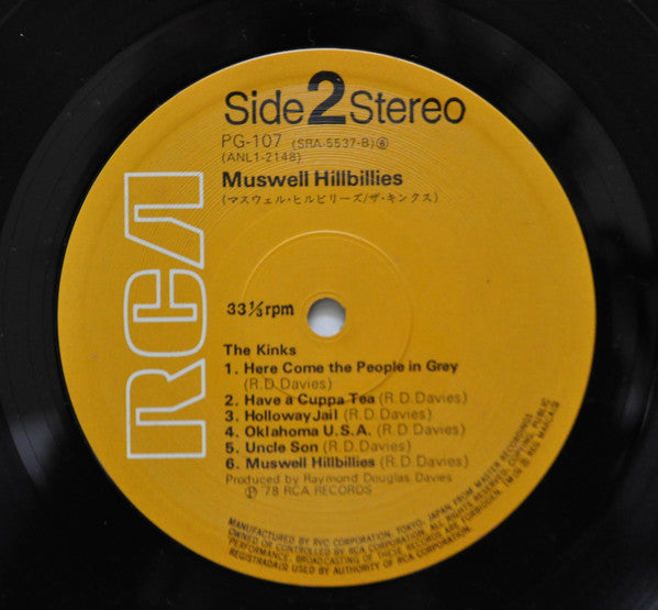 The Kinks - Muswell Hillbillies (Vinyl, LP, Album, Limited Edition, Reissue, Stereo) Very Good Plus (VG+) / Very Good Plus (VG+)