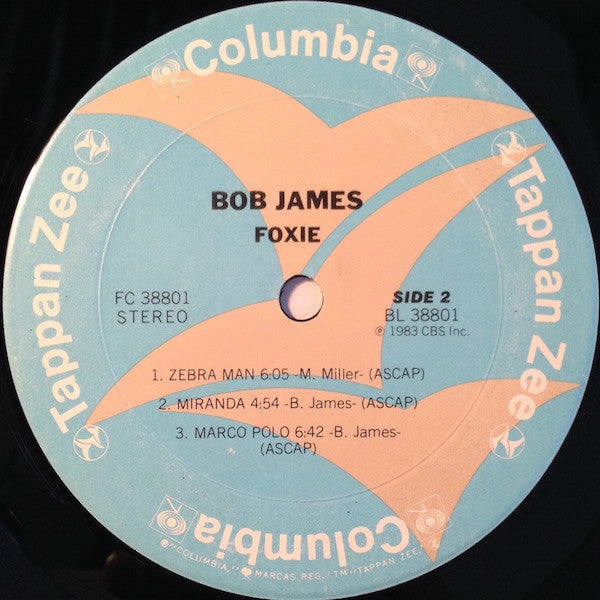 Bob James - Foxie (Vinyl, LP, Album) Good Plus (G+) / Very Good Plus (VG+)