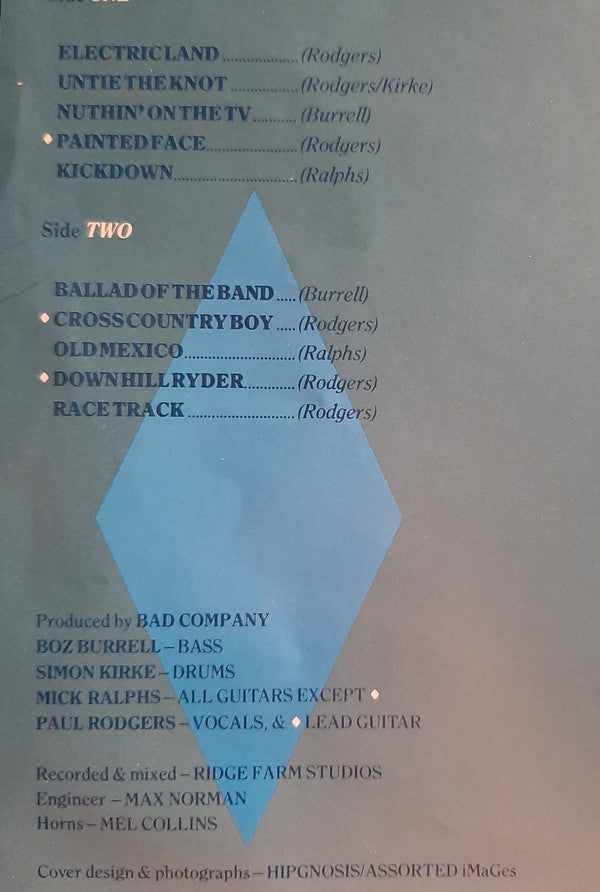 Bad Company (3) - Rough Diamonds (Vinyl, LP, Album) Very Good Plus (VG+) / Very Good Plus (VG+)