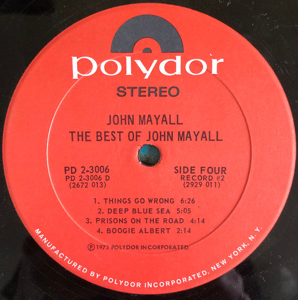 John Mayall - The Best Of John Mayall (2xVinyl, LP, Compilation) Good Plus (G+) / Good Plus (G+)