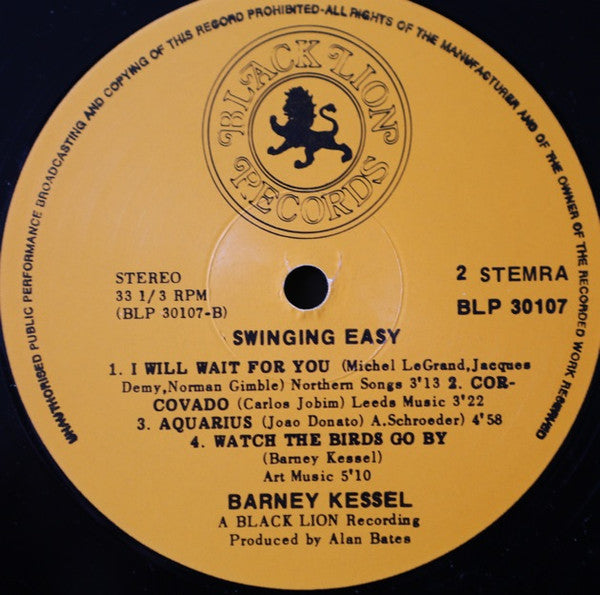 Barney Kessel - Swinging Easy! (Vinyl, LP, Album, Reissue) Mint (M) / Mint (M)