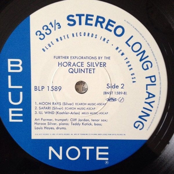 The Horace Silver Quintet - Further Explorations (Vinyl, LP, Album, Stereo, Reissue) Near Mint (NM or M-) / Near Mint (NM or M-)