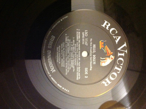 David Merrick (2) - Hello, Dolly! - The New Broadway Cast Recording (Vinyl, LP, Stereo) Very Good (VG) / Good Plus (G+)