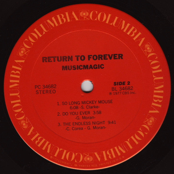 Return To Forever - Musicmagic (Vinyl, LP, Album)