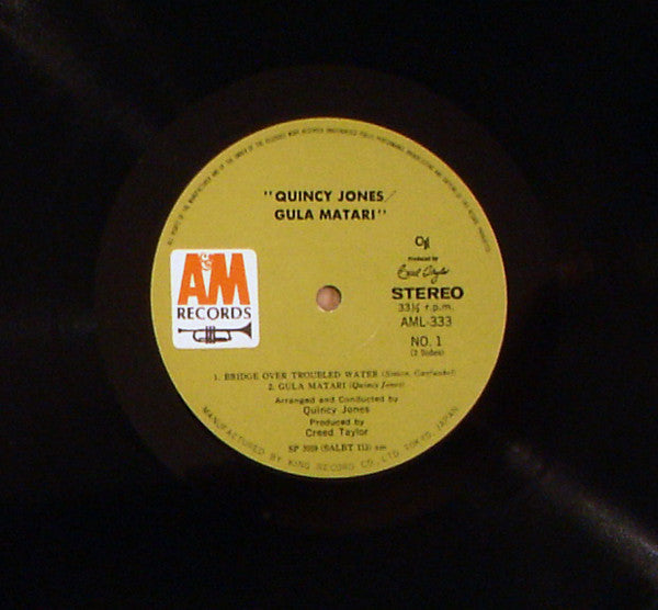Quincy Jones - Gula Matari (Vinyl, LP, Album, Stereo)