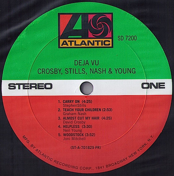 Crosby, Stills, Nash & Young - Déjà Vu (Vinyl, LP, Album, Reissue, Remastered, Stereo) Near Mint (NM or M-) / Near Mint (NM or M-)